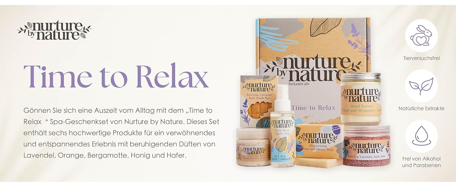 relax - time to nature by nature by nature. the brand is a product of the world.