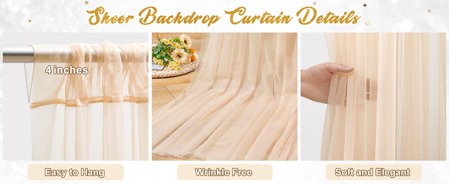 curtains with lights