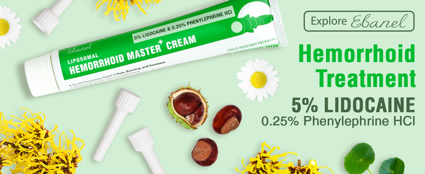 Hemorrhoid treatment 5% lidocaine phenylephrine hcl cream