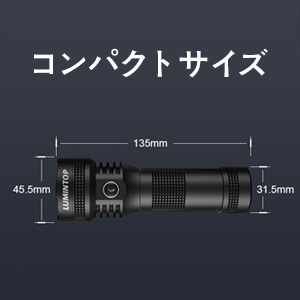 LUMINTOP 懐中電灯 7000mAh Type-C充電（D3） Lumintop D3 7000 Lumens 26800 USB-C Magnetic LED Flashlight