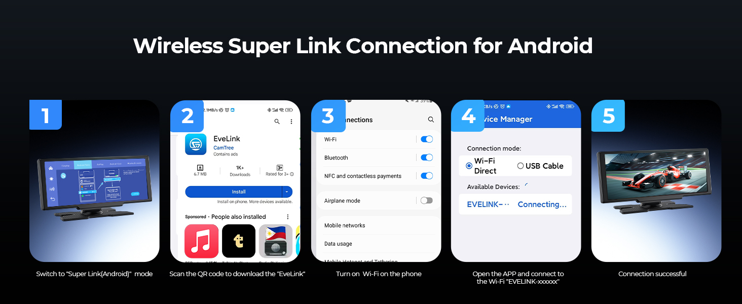 car play screen for car