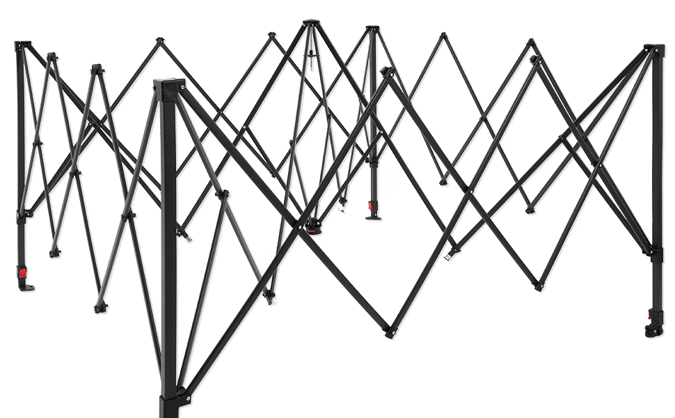 Tunbne 10'x10' Pop Up Canopy Tent with Sidewall, Patented