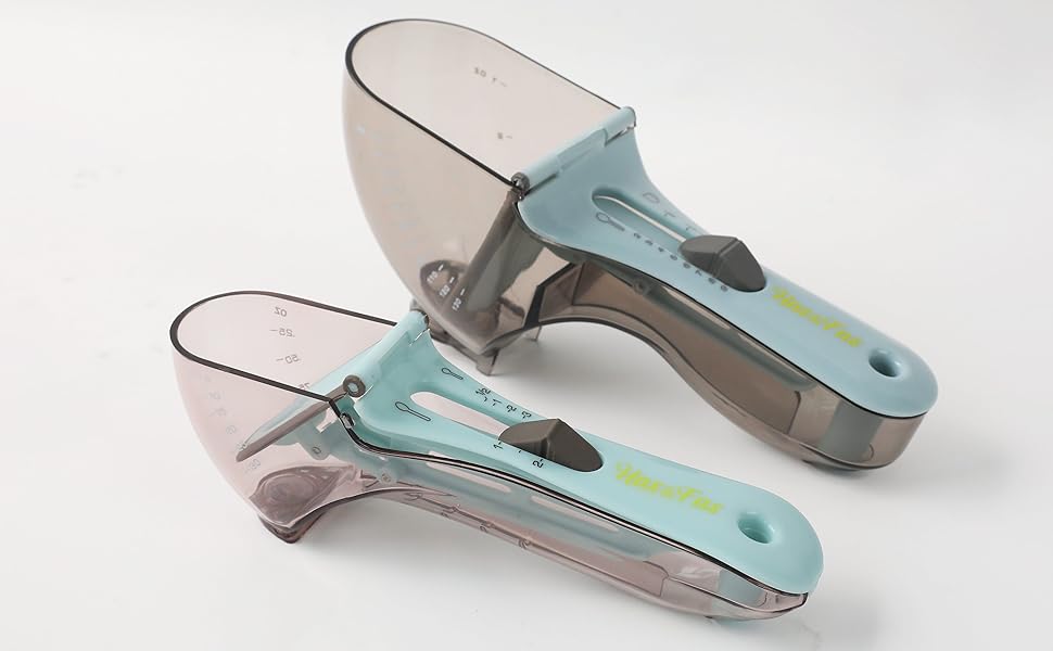 Adjustable Measuring Spoons Sets, Dispenser Tools for Spices