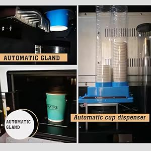 Specify that it can serve up to 200 cups before needing a refill,perfect for high-traffic locations