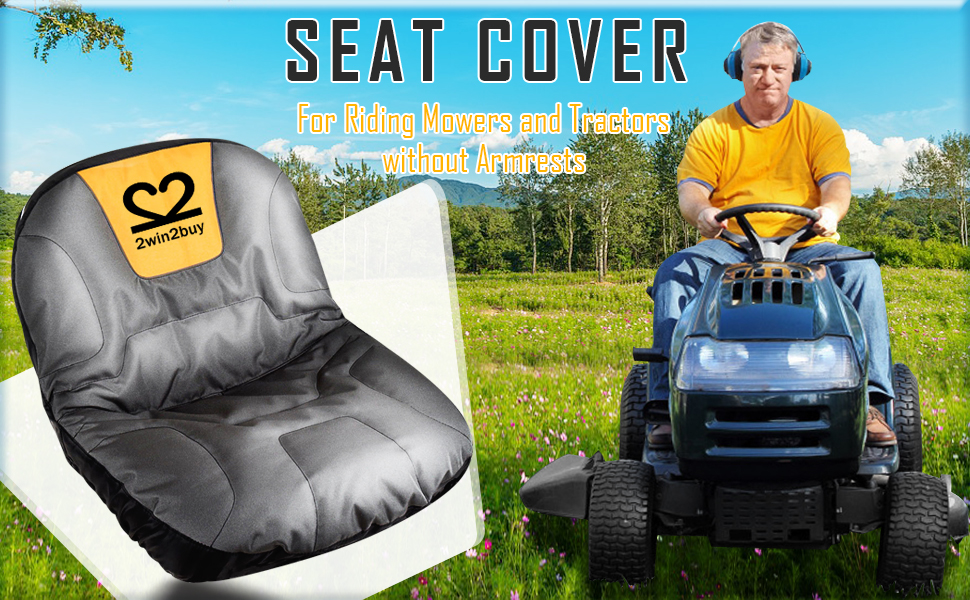 Lawn Mower Seat Cover, 2win2buy Riding Mower Seat Cover