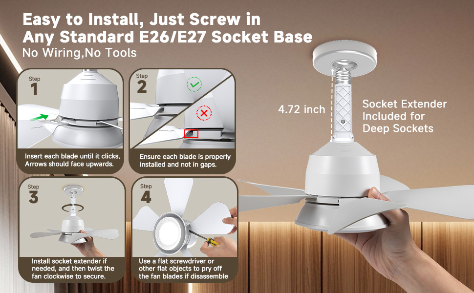 led ceiling fan