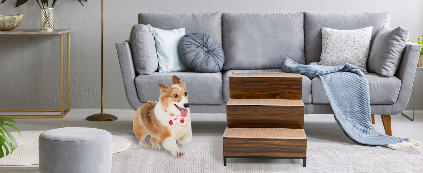 Dog Window Perch, Dog Bed and Dog Stairs, Dog Cot with 3