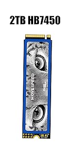 Amazon.com: MOVE SPEED HB7450 2TB SSD for PS5 with Heatsink