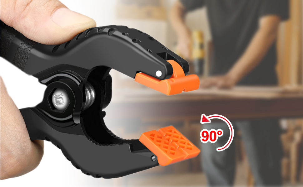 20Piece Nylon Spring Clamps, Plastic Heavy Duty Grip Clips Set10pcs 2