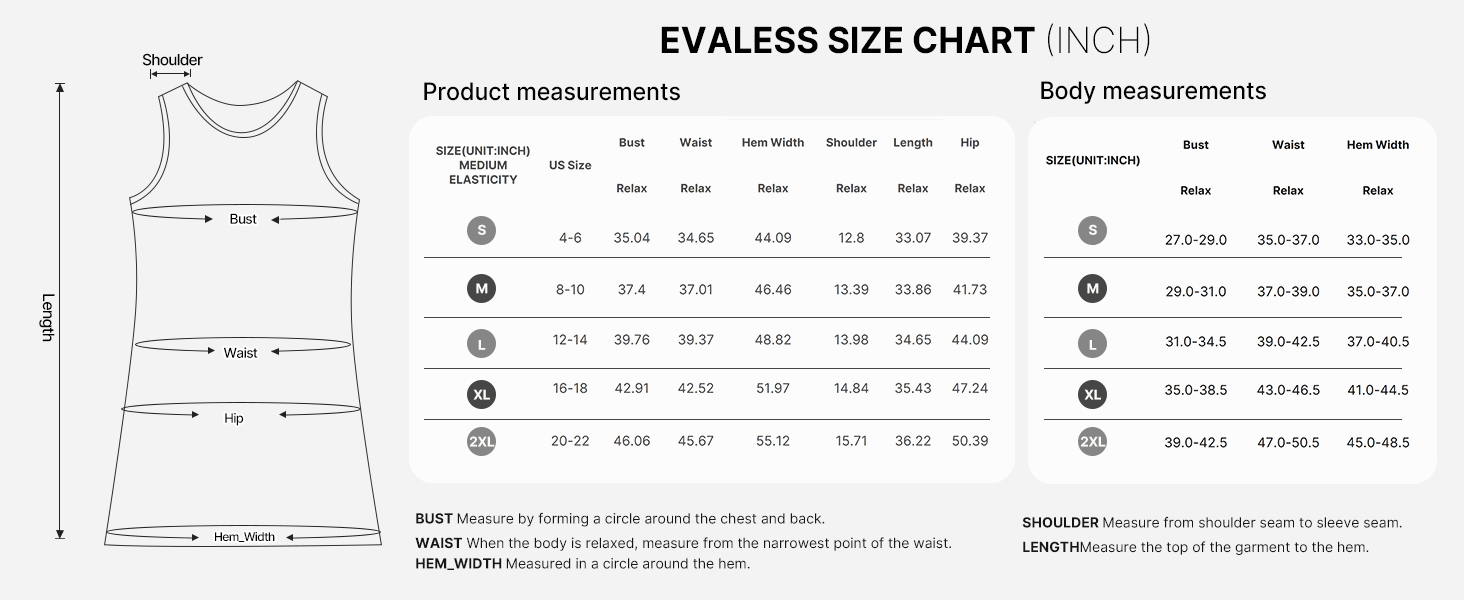 size charts