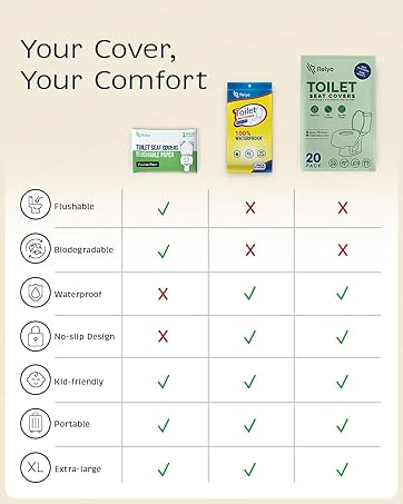 flushable toilet seat covers disposable for kids and adults