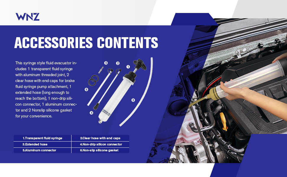 WNZ Differential Fluid Pump for Automotive Applications Efficient Oil Extractor