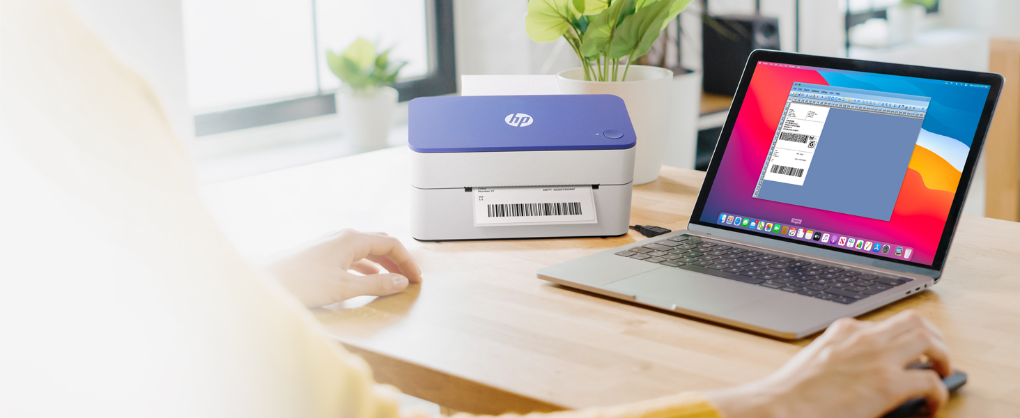 HP Shipping Label Printer, 4x6 Commercial Grade Direct