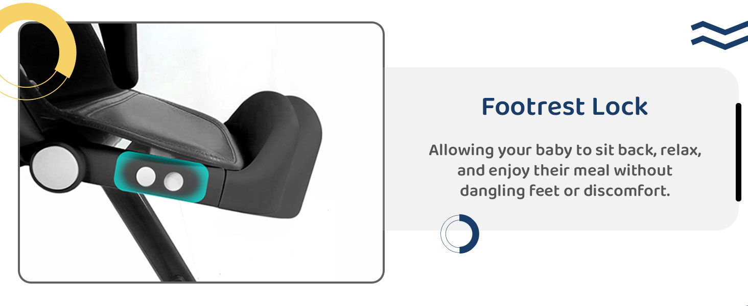 Tray attachment baby high chair