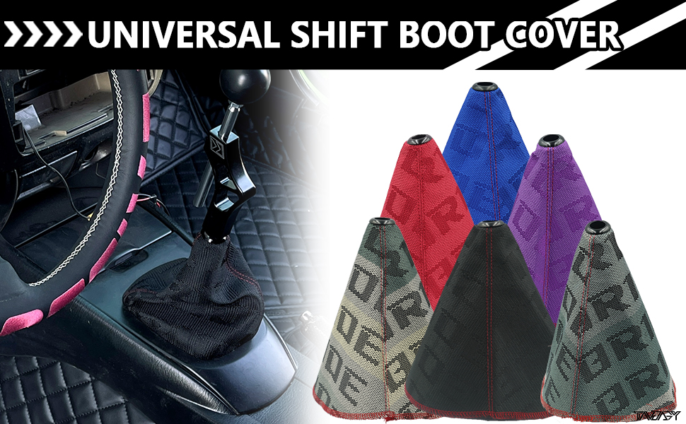 Tandagy Universal Shift Boot Cover Shift Knob Cover Canvas
