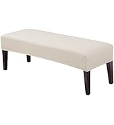 SearchI Dining Room Bench Slipcovers Stretch Jacquard Bench Protector Kitchen Bench Covers Super ...