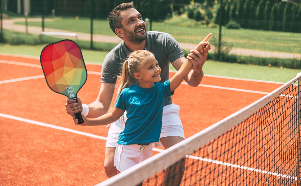 YC DGYCASI Pickleball Paddles Set of 2, 2024 USAPA Approved, Carbon