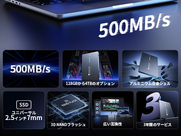 Amazon | Yottamaster S25PRO 2TB SATA SSD 2.5インチ、アルミ製