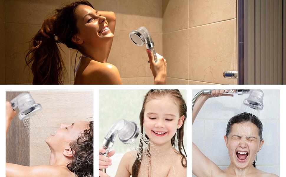 Shower Head, Magichome 3Layer Filtration Ionic Shower Head with Hose