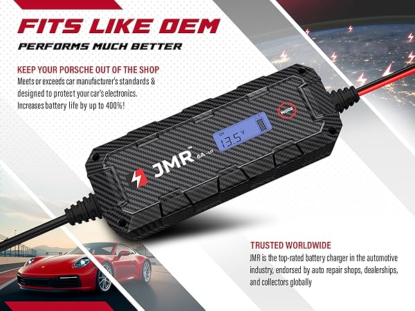 Amazon.com: JMR Battery Charger for Porsche 911 Panamera Cayenne
