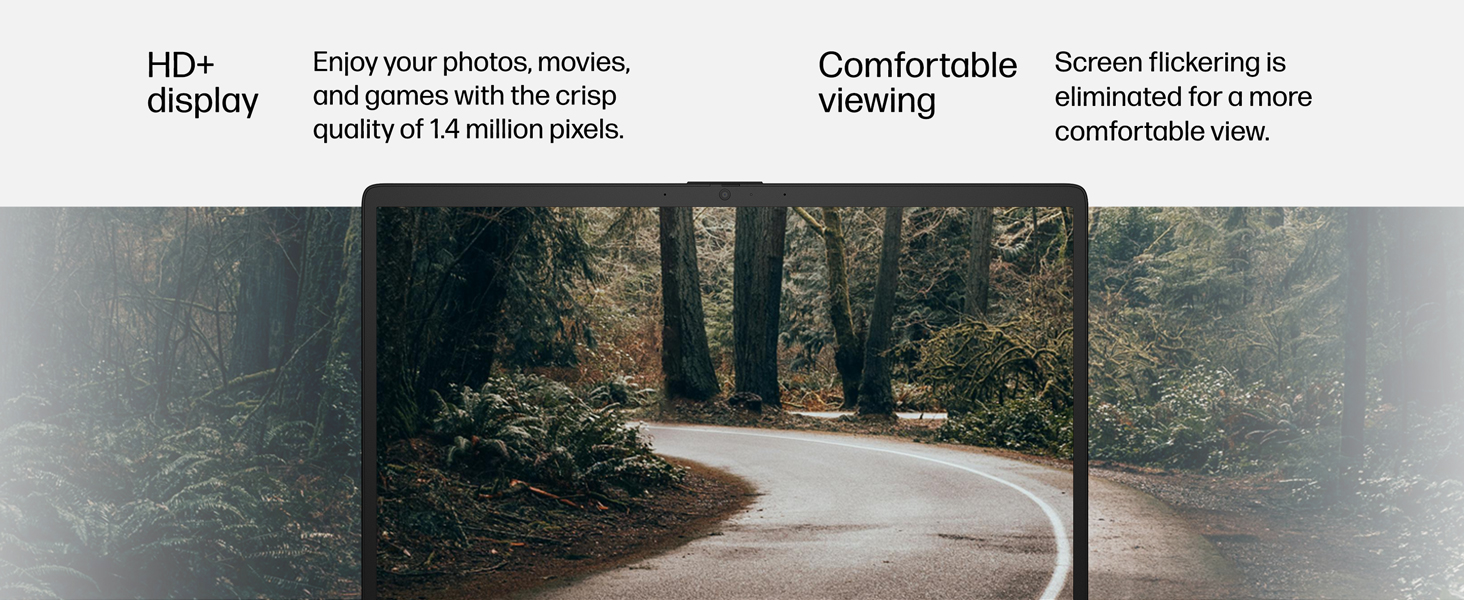 HP+ display comfortable viewing