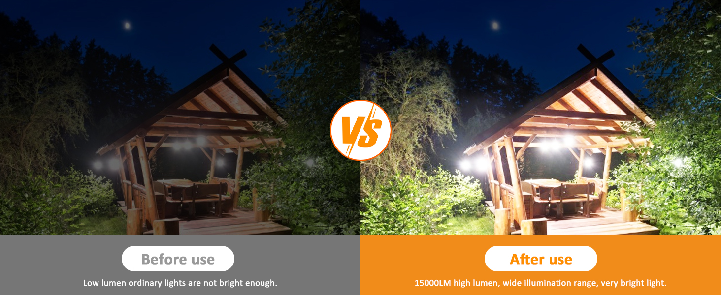 construction string lights