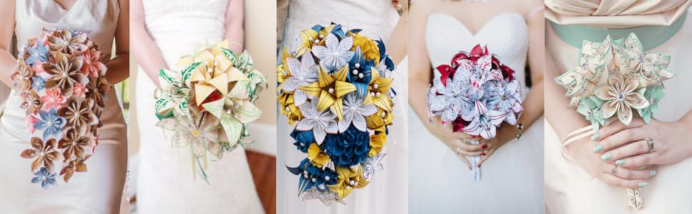 Amazon.com: Book Bouquet- Customize your set of 6 flowers