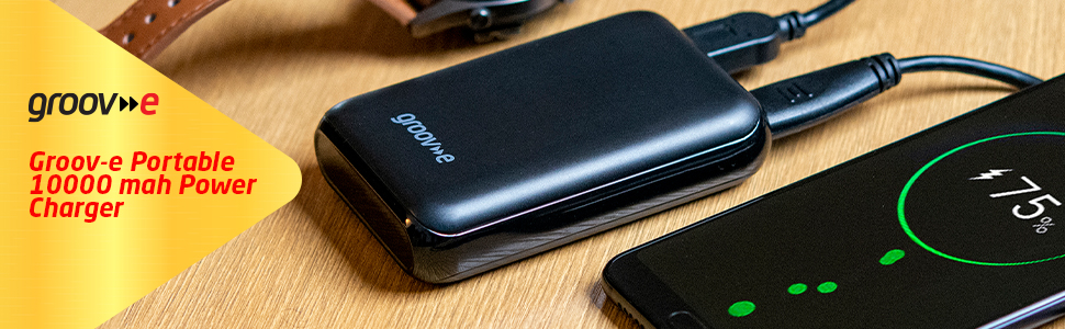 Groov-e Portable 10000 mah Power Charger