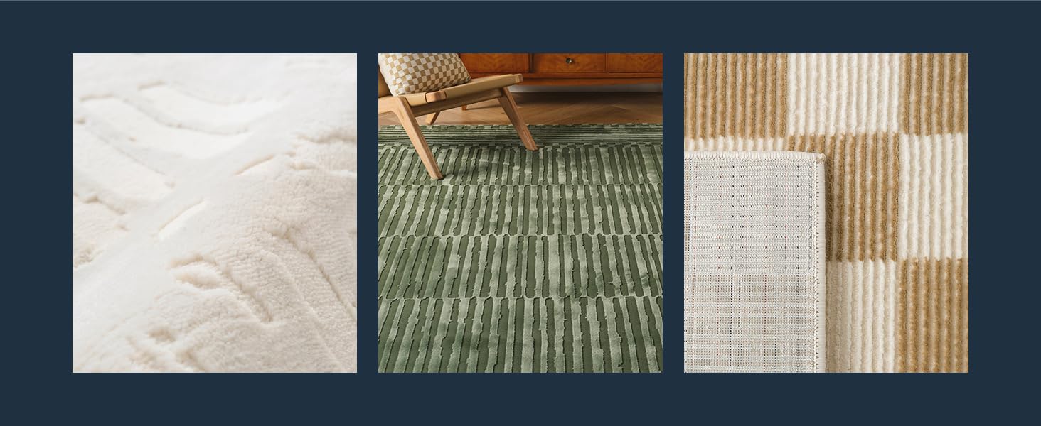close-up washable rugs