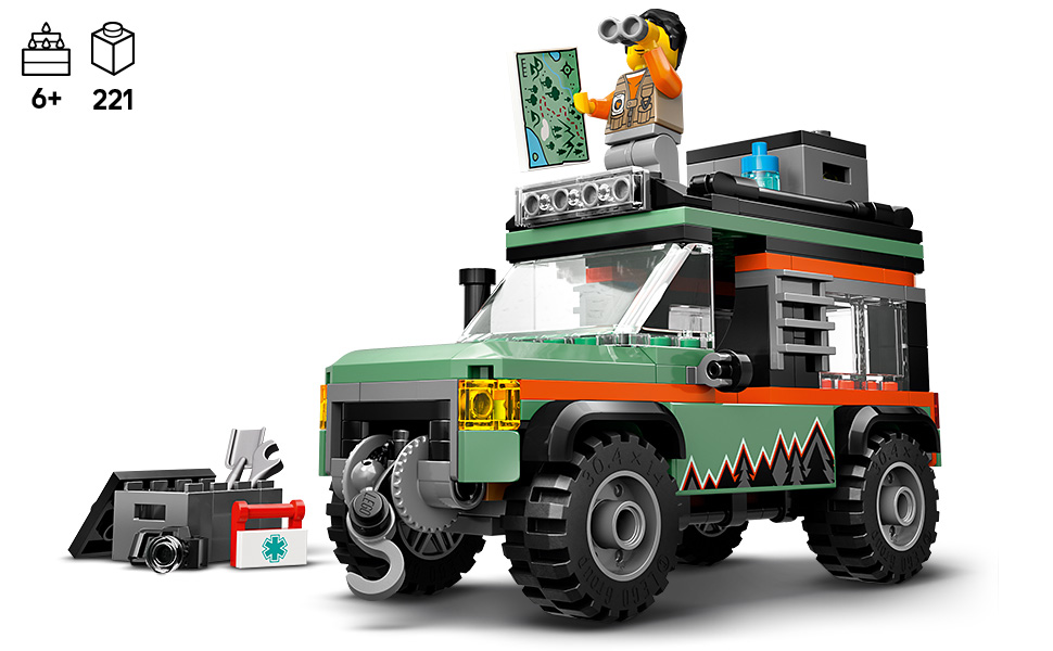 Amazon.co.jp: Lego 60447 City 4WD Off-Road Mountain Truck