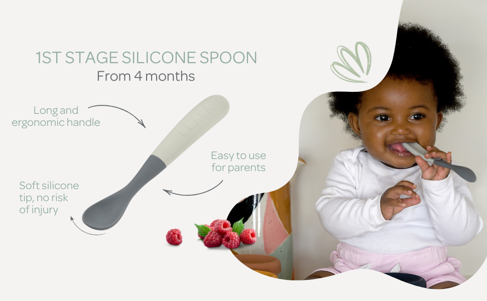 silicone two tone spoons