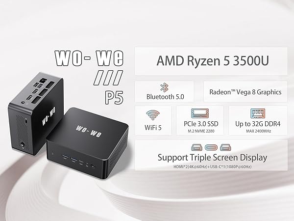 美品　MINI PC　AMD Ryzen R5 3500U 美品 MINI PC AMD Ryzen R5 3500U