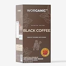 Black Coffee With Organic Reishi
