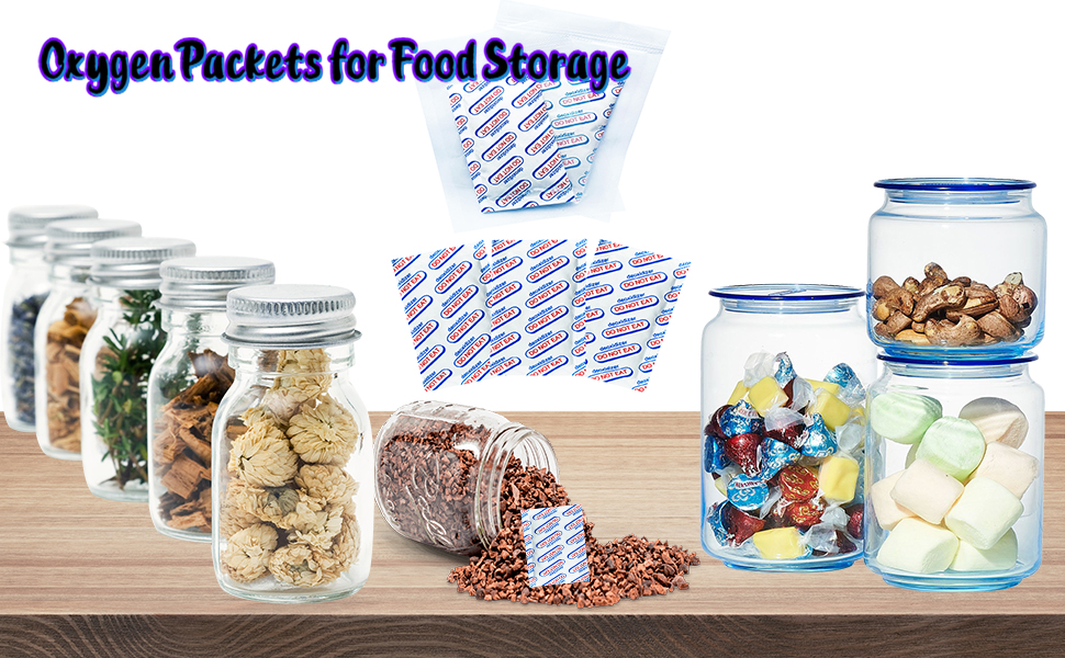 30Packs Oxygen Absorbers for Food Storage individually