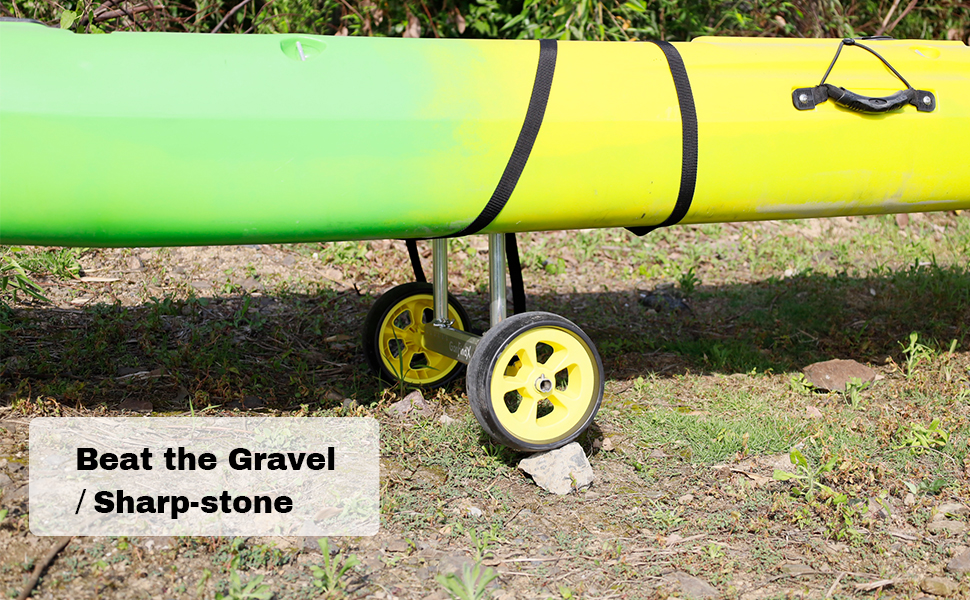 GanFindX Heavy Duty Kayak Cart for Carrying Kayaks and Canoes 100 kg