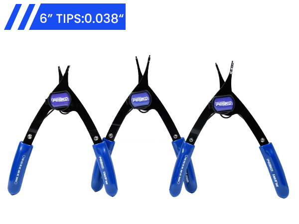 PESIKO 12-Piece Snap Ring Pliers Set Heavy Duty, Internal