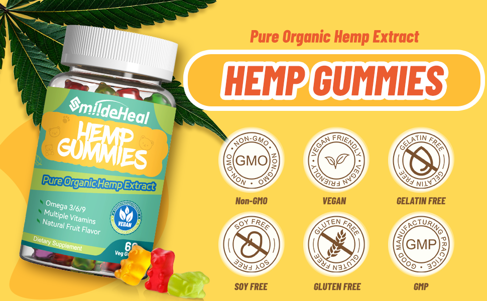 Hemp Supplement with Pure Natural Hemp Oil Extract