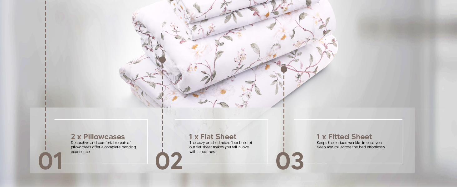 Vintage Floral sheets