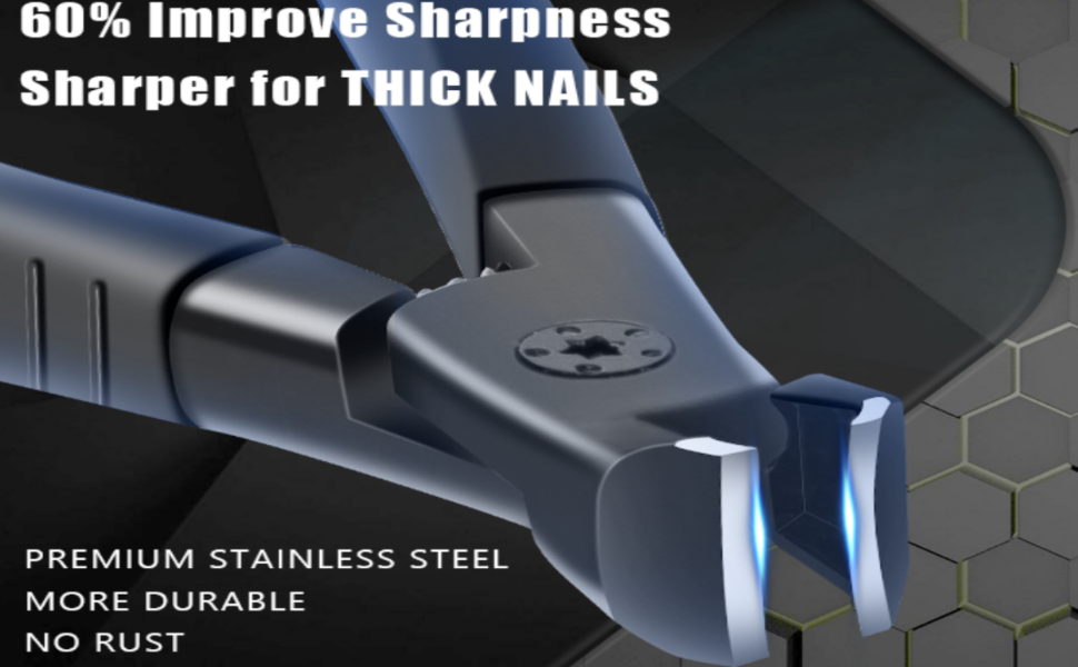 Nail Clippers for Thick Nails, Professional Nail Clippers for Men