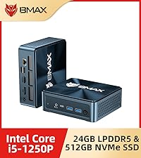 Amazon.com: Bmax B6 Pro Mini PC, 16GB LPDDR4/512GB NVMe SSD