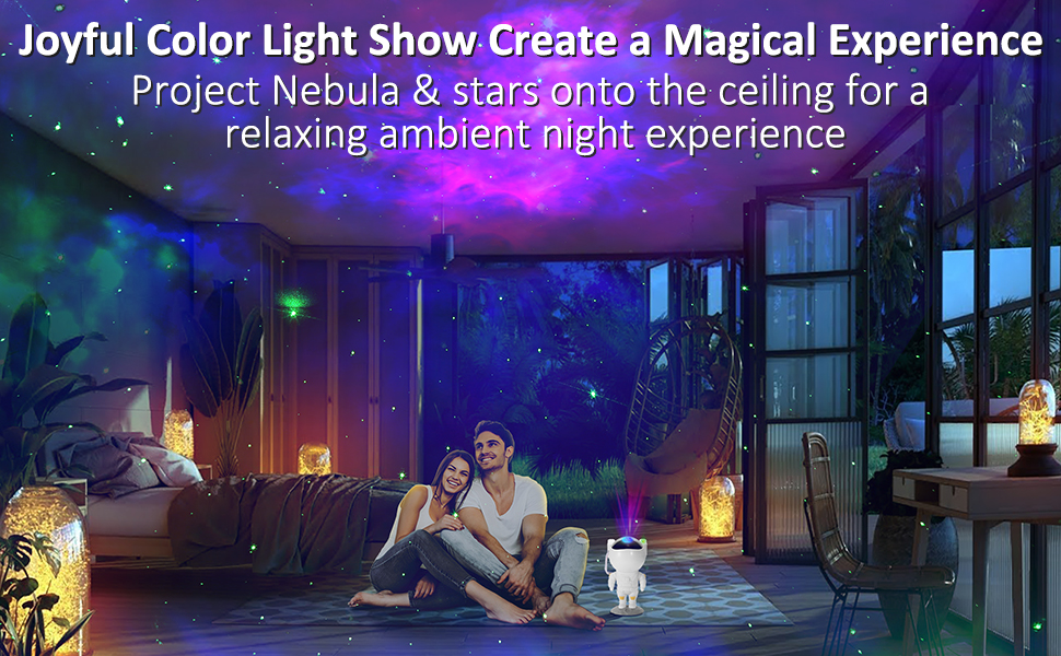 Astronaut Nebula Galaxy Projector
