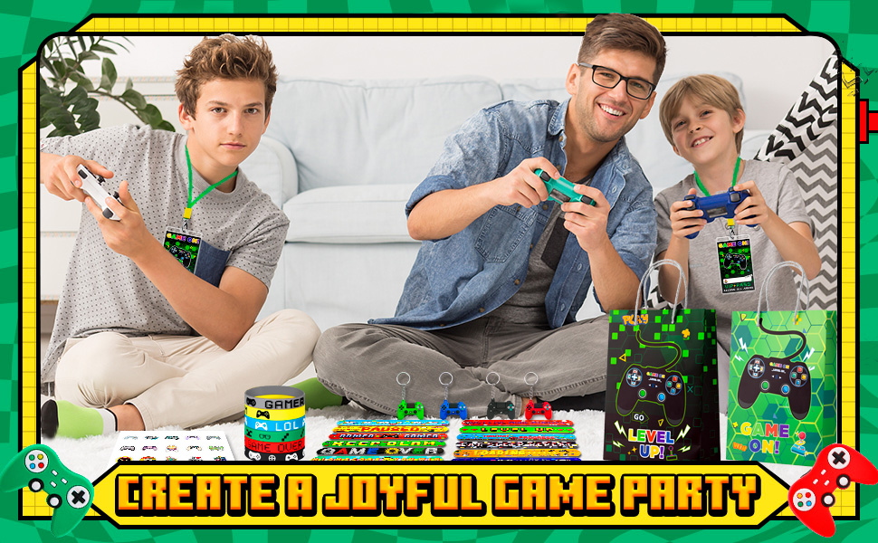 video game party favors
