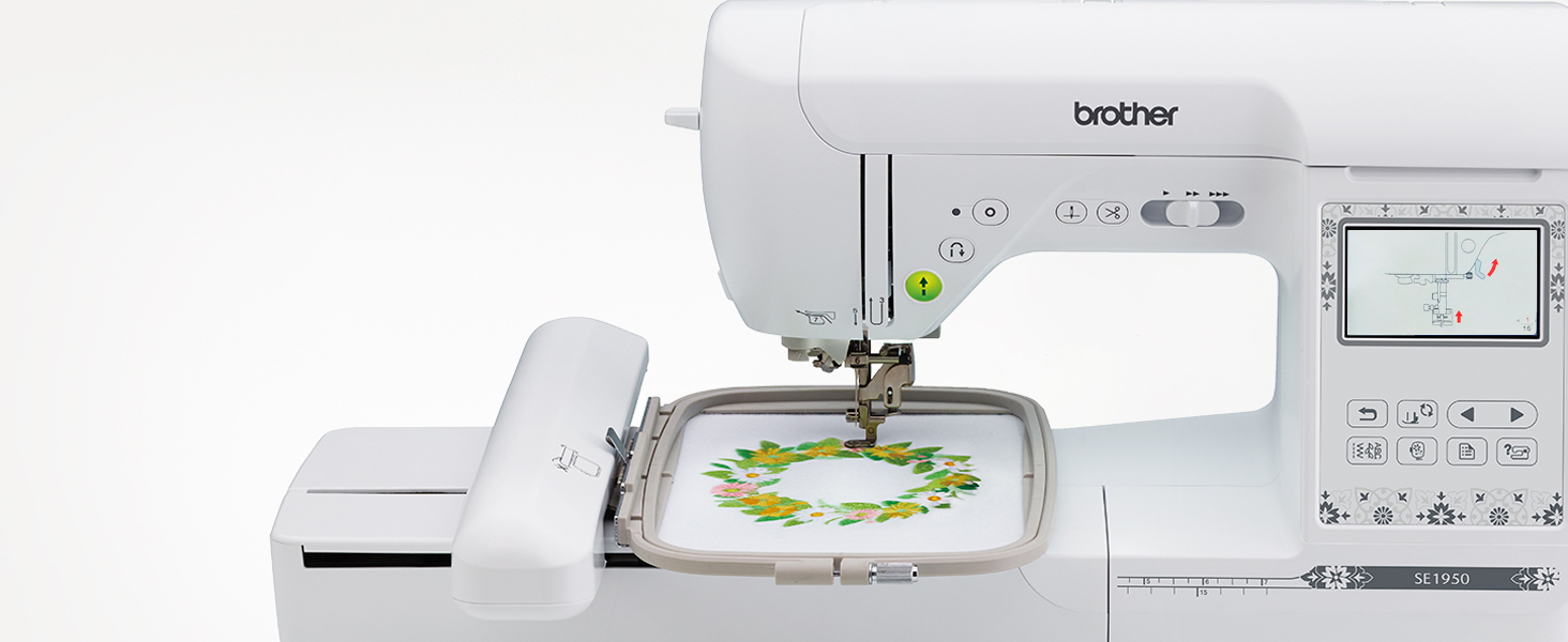 Brother Embroidery Machine, SE1950, 138 Embroidery Designs