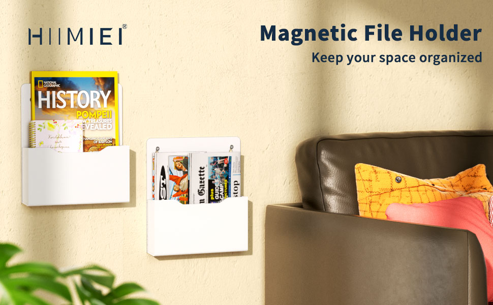 HIIMIEI File Holder, 2 Pack Mail Magazines