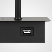 table lamp with usb port and outlet