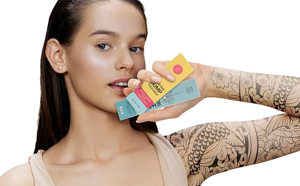 Base Labs Piercing Aftercare Kit 1 x Piercing Bump Drops