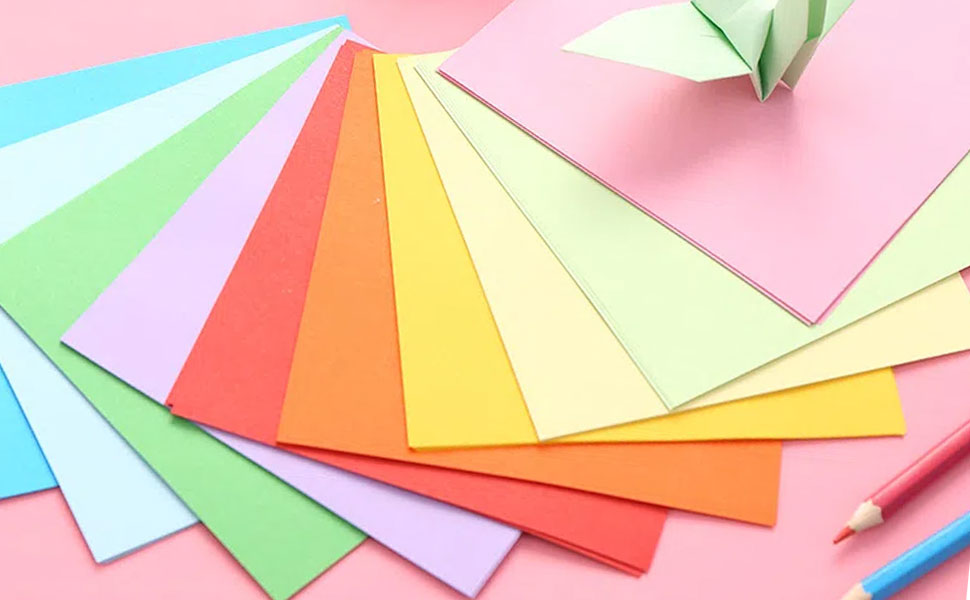 Coloured Paper Coloured Paper 100 Sheets Coloured 15*15 Pack Assorted