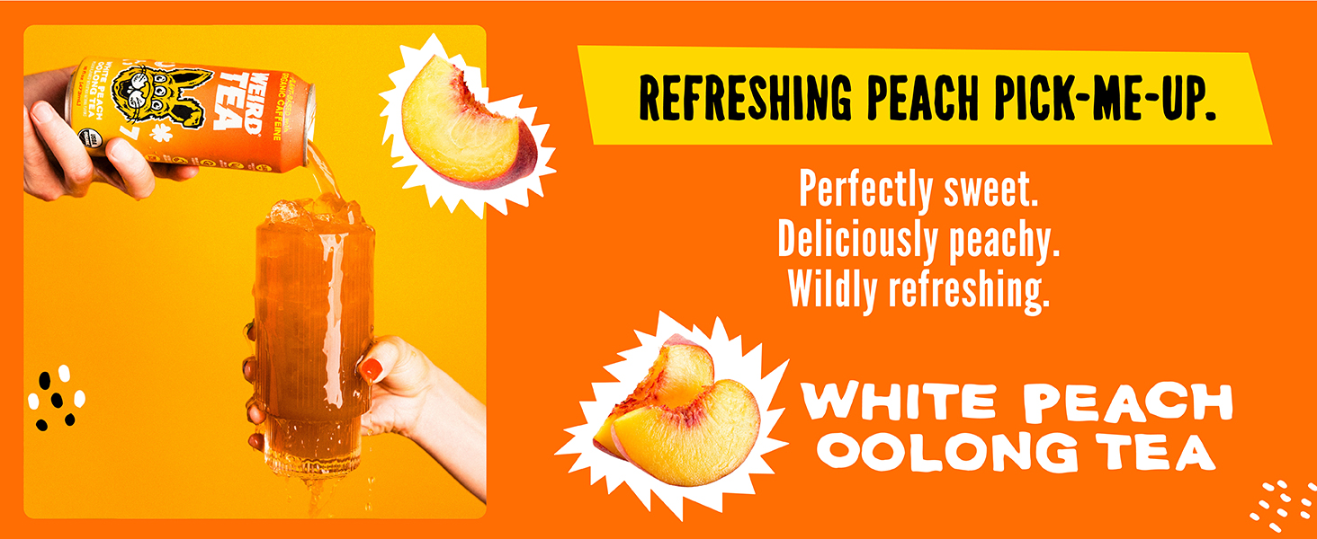The juiciest way to wake up. Perfectly sweet. Deliciously peachy. Wildly refreshing.