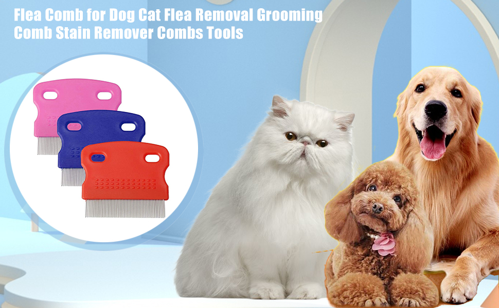 Flohkamm für Hunde und Katzen