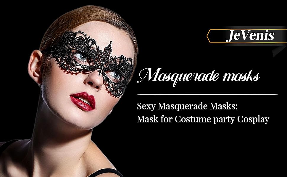 Amazon.com: JeVenis Luxury Sexy Lace EyeMask for Halloween